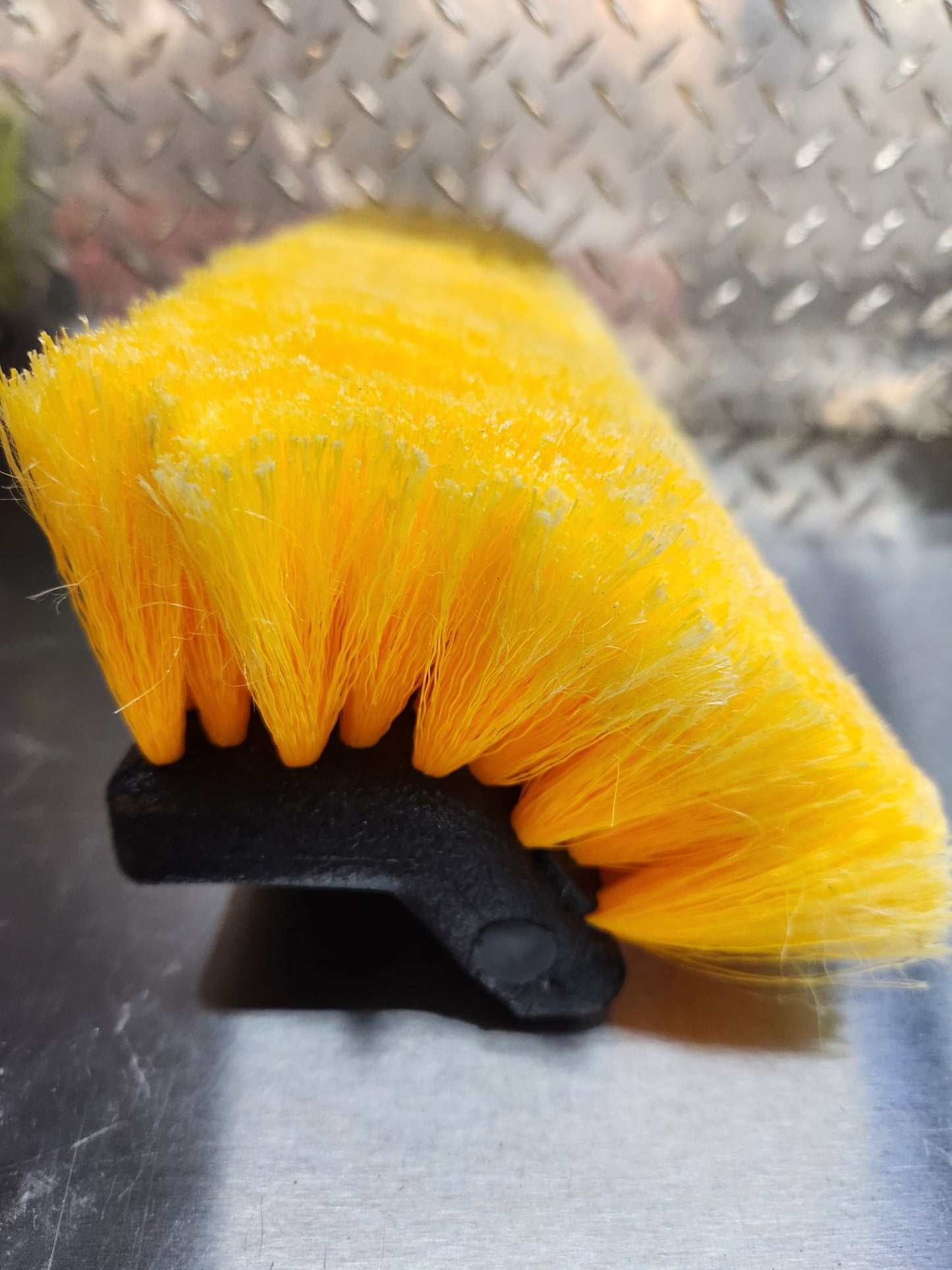 Yellow Wash Brush - Gentle on Aluminum, Metal, and Stainless Steel