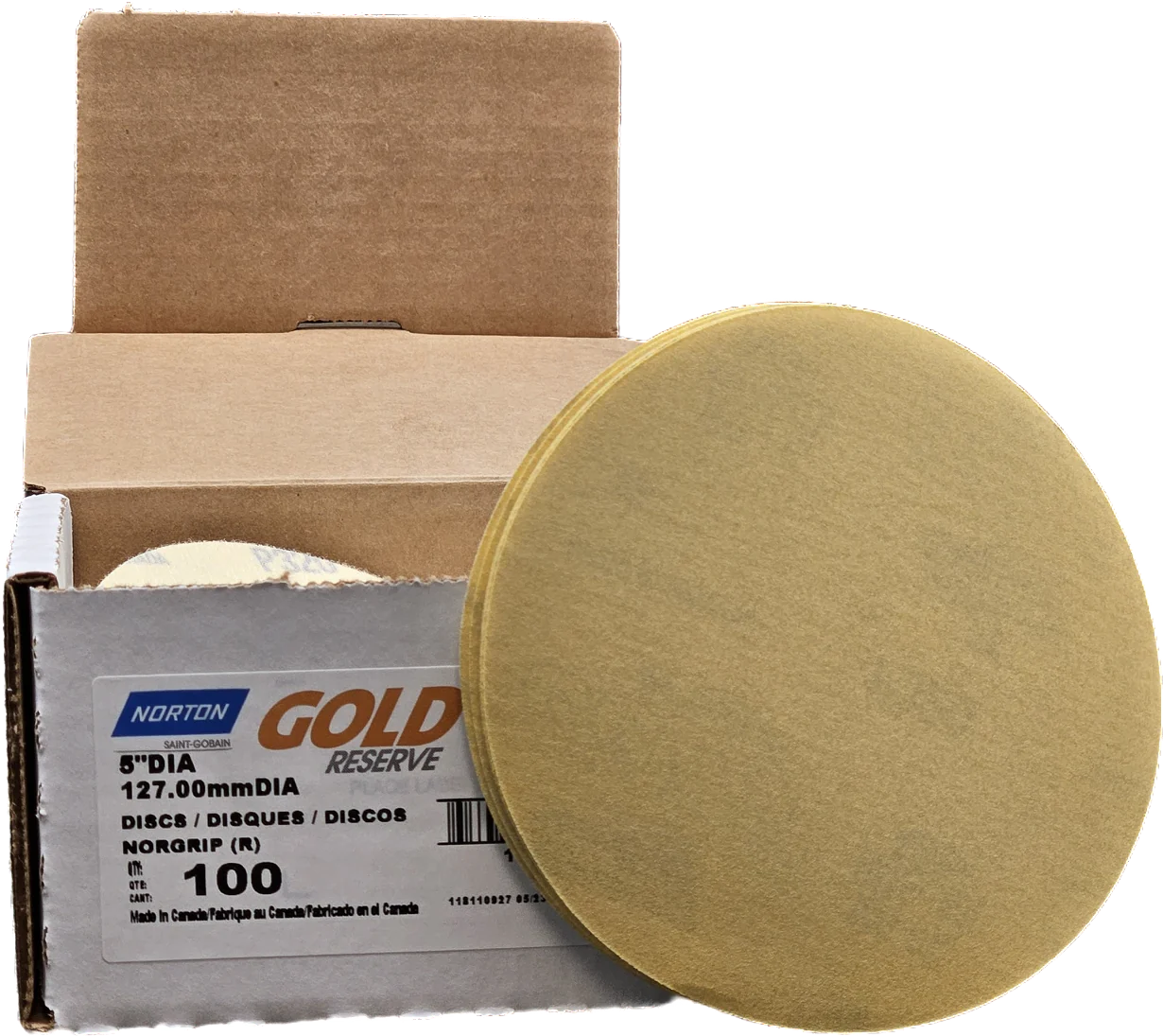 Norton Gold Sanding Discs: Premium Abrasive for Smooth Finishes