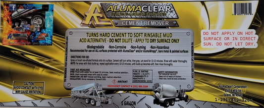 Cement & Lime Remover, 1 Gallon: Powerful Cleaning Solution for Tough Deposits