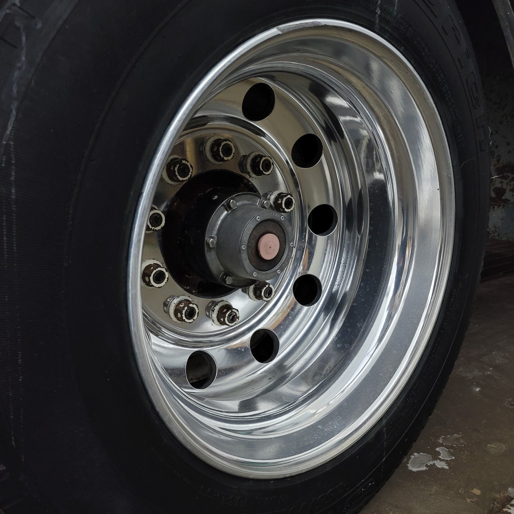 wheel, tire, alloy, aluminum, polish, and clear coat