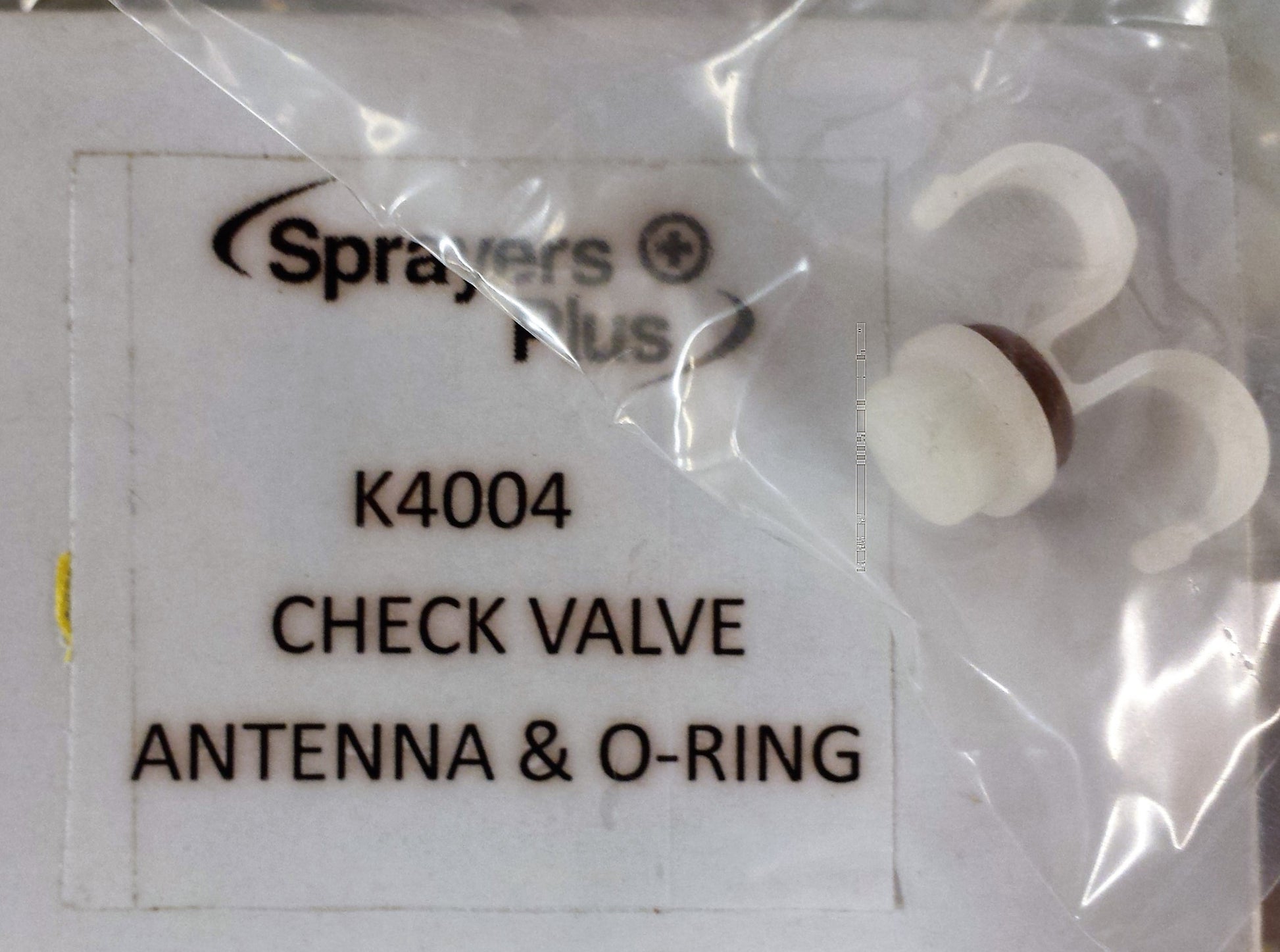 Check Valve Antenna & o-ring for Sprayers Plus 35C Pump up sprayer